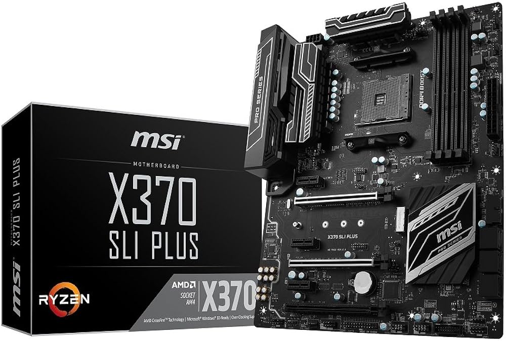 Amazon | MSI X370 SLI PLUS ATXマザーボード [AMD RYZEN対応 socket