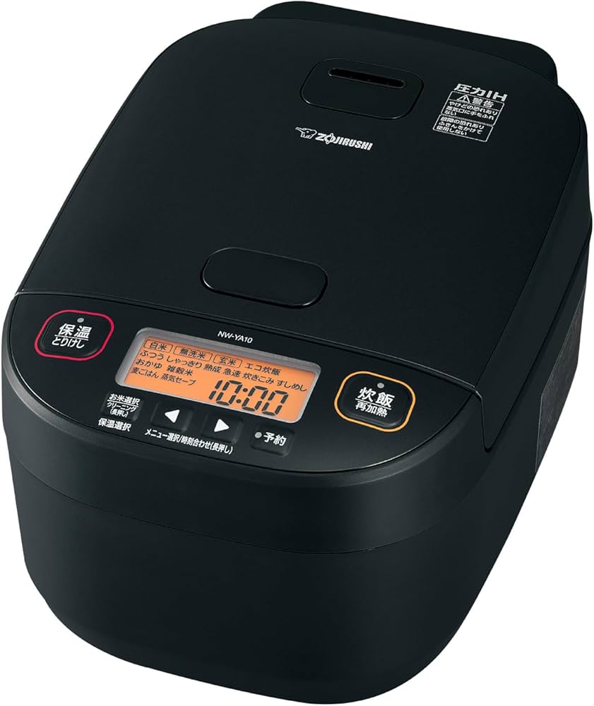 Amazon | 象印マホービン 炊飯器 5.5合 ブラック NW-YA10-BA | 象印