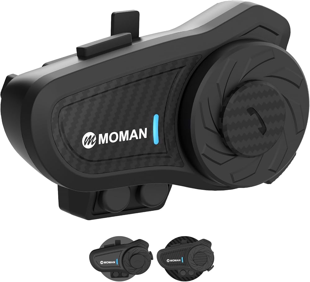 Amazon.co.jp: バイク用インカム, Moman(モーマン) H2 PRO(New ver.) 1