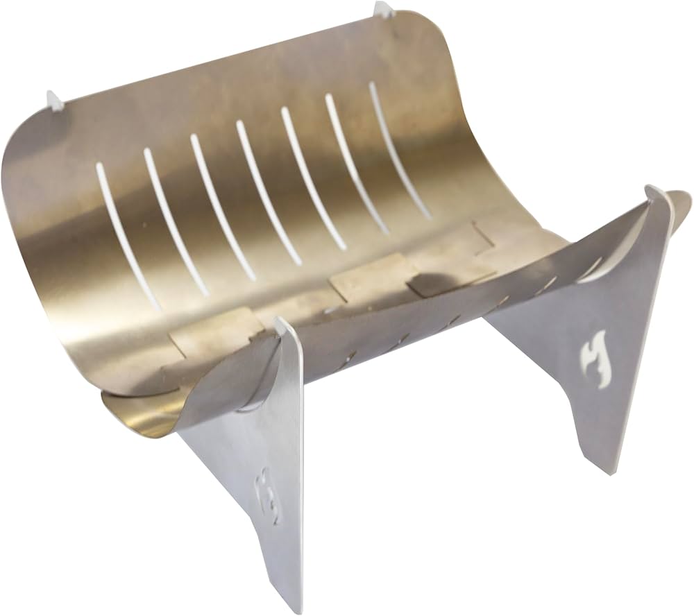 Amazon | ラージメスティンに入るチタン焚き火台Takibistin Large