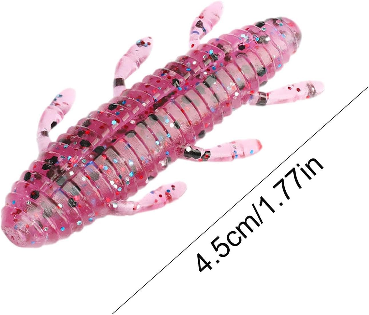 Amazon.co.jp: ソフトワームルアー | 45mm バス釣りルアー | 2.4