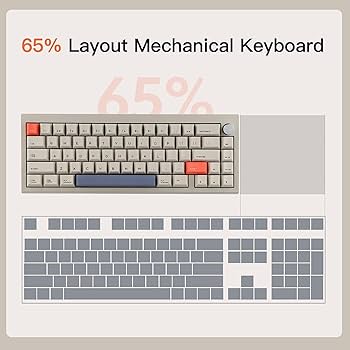 Amazon | EPOMAKER CIDOO V65 V2 ゲーミングキーボード ワイヤレス