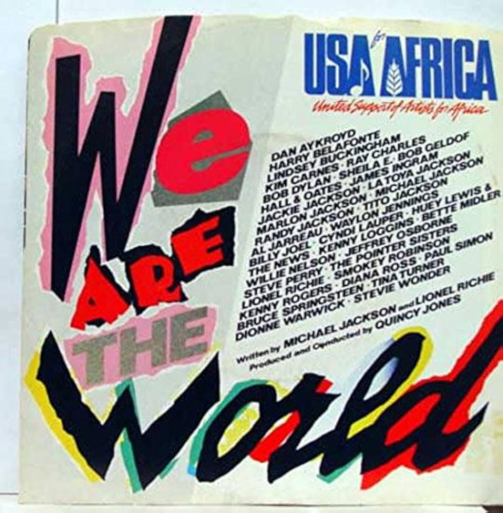 Amazon.com: USA For Africa We Are The World 45 rpm single: CDs & Vinyl