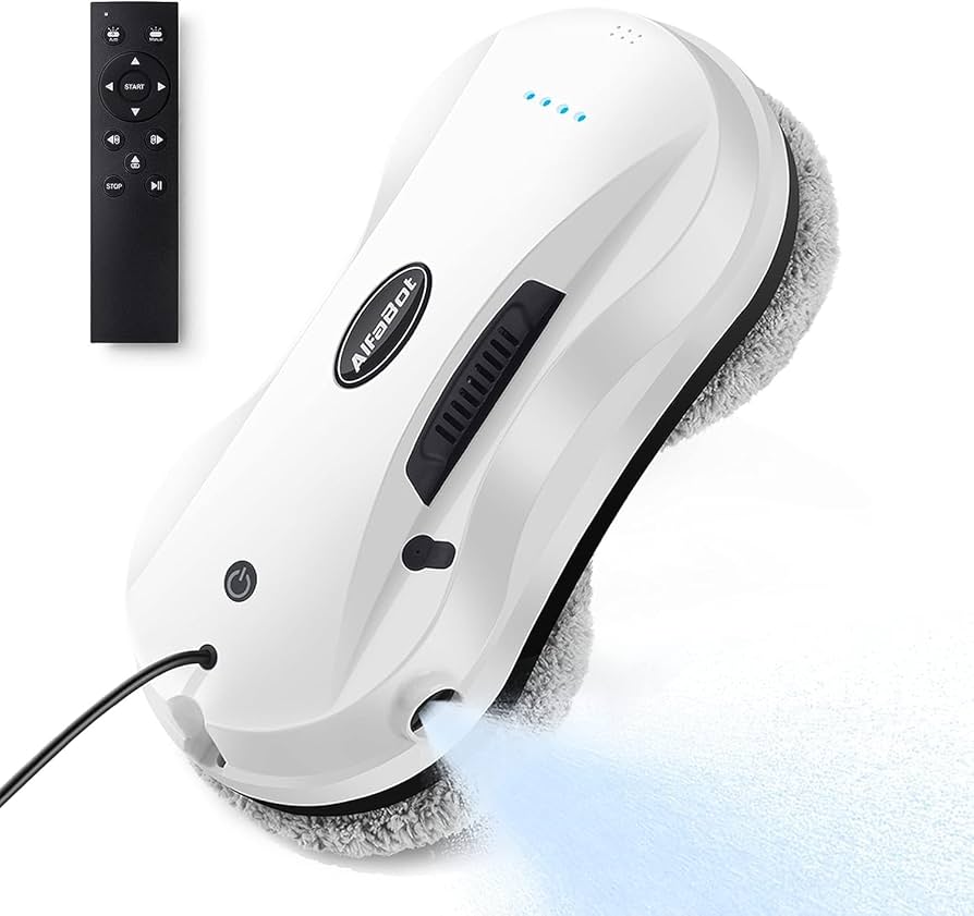 Amazon | AlfaBot X7 窓拭きロボット 窓掃除ロボット【自動スプレー