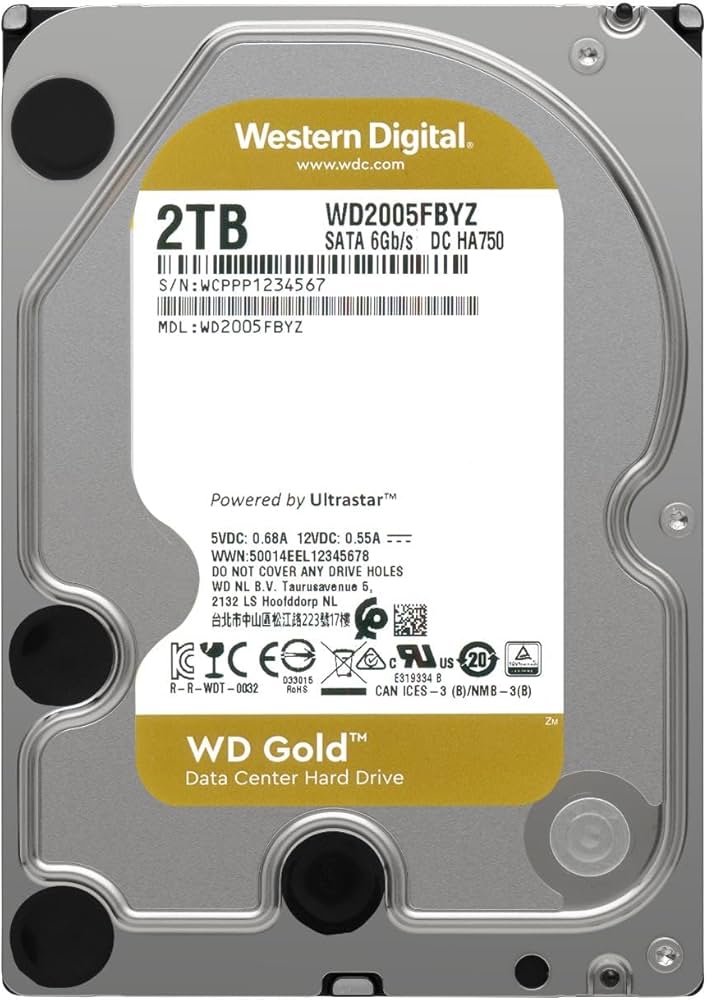 Amazon.co.jp: Western Digital HDD 2TB WD Gold エンタープライズ 3.5