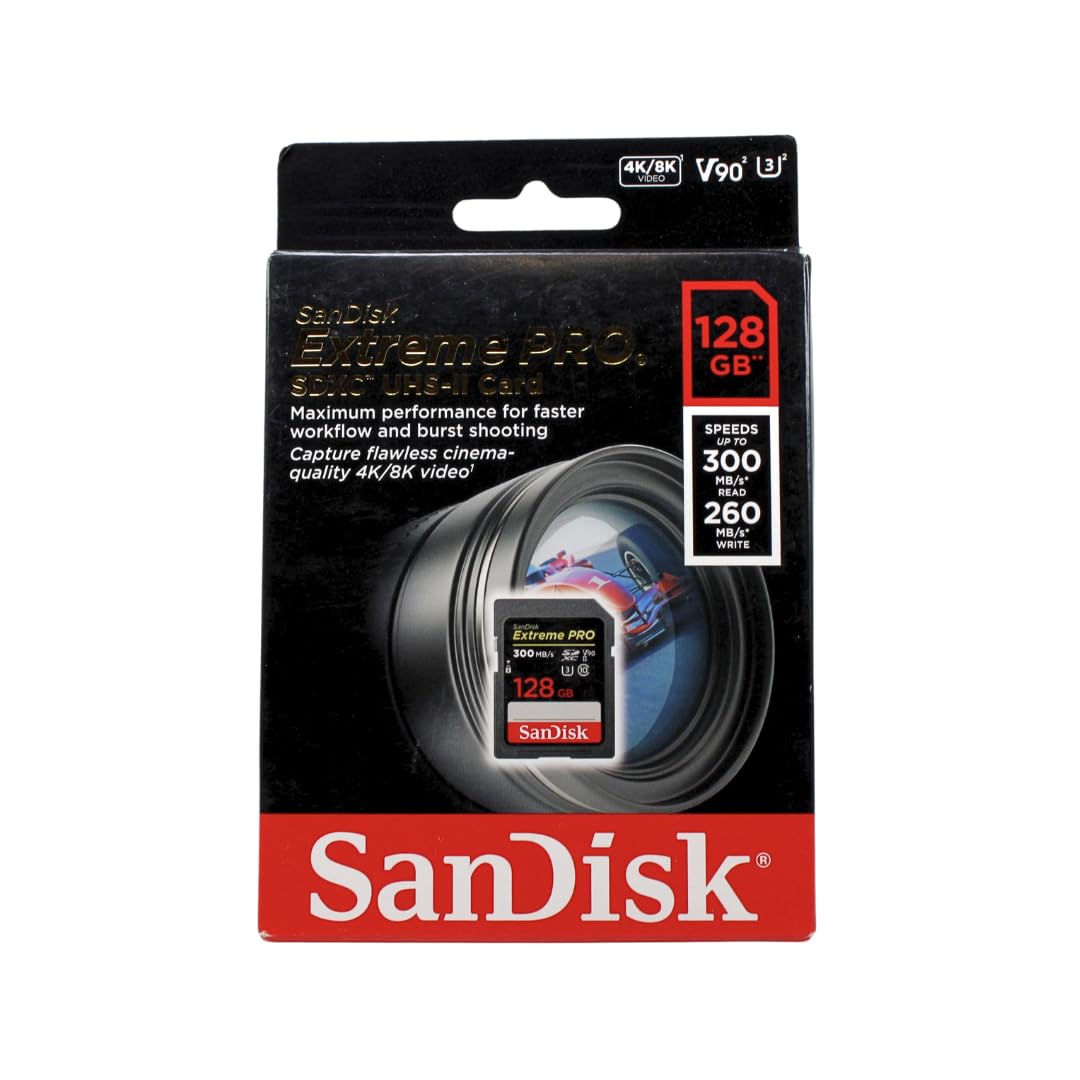 Amazon | SanDisk 128GB Extreme PRO SDXCカード SD カード V90