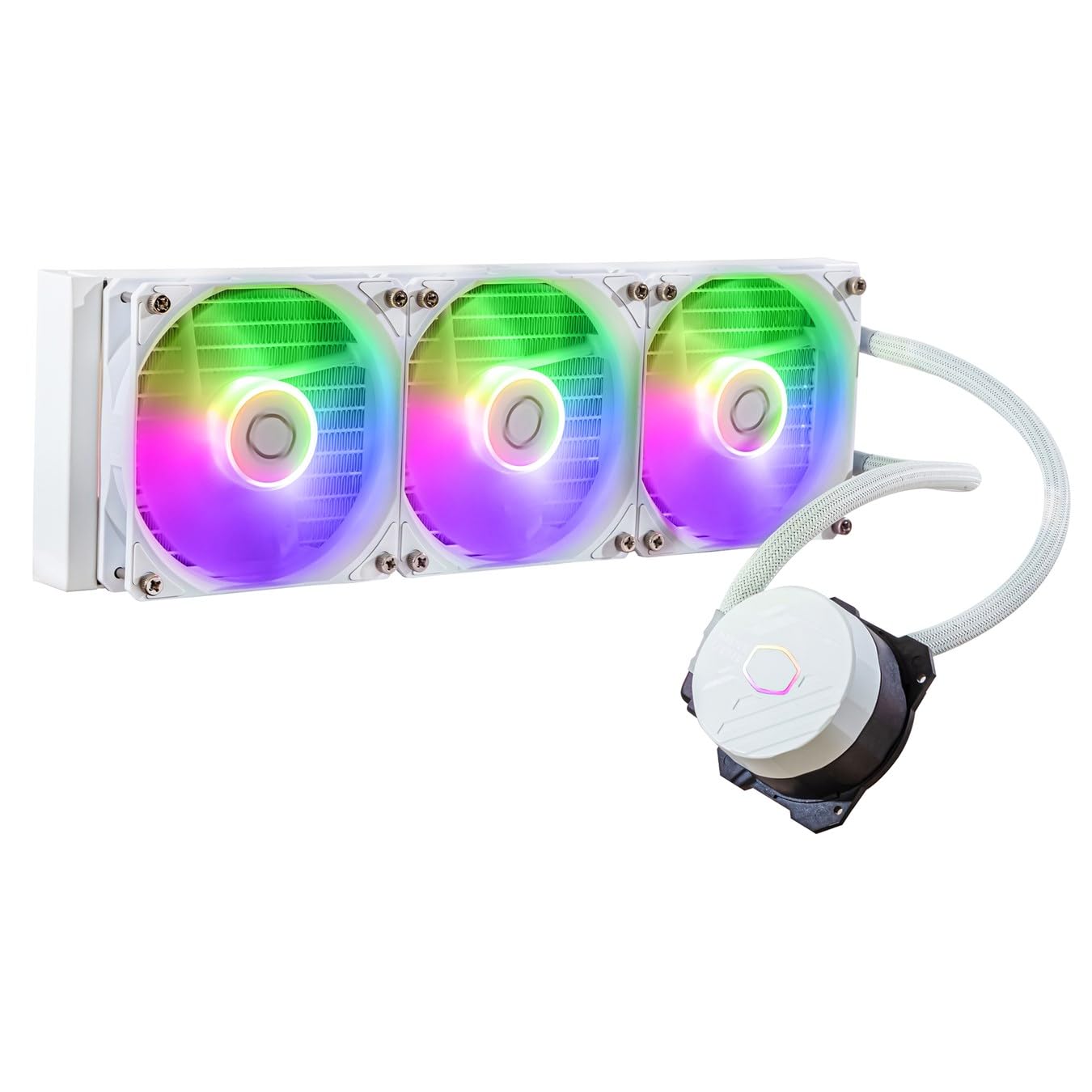 Amazon | Cooler Master MasterLiquid 360L Core ARGB White LGA1700