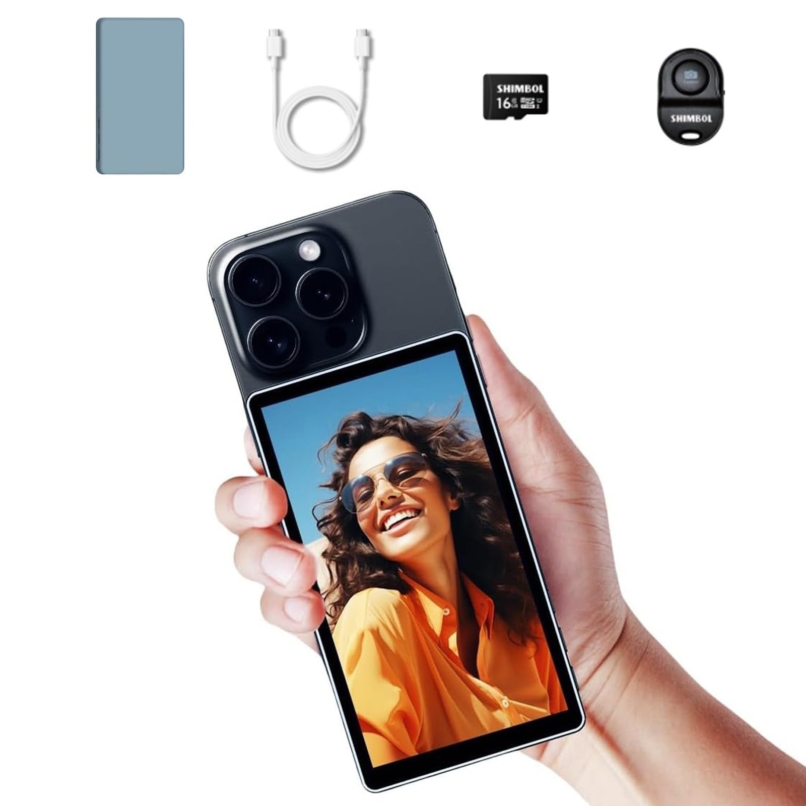 Amazon.co.jp: Shimbol CP5 5インチ 携帯電話 Vlog セルフィー