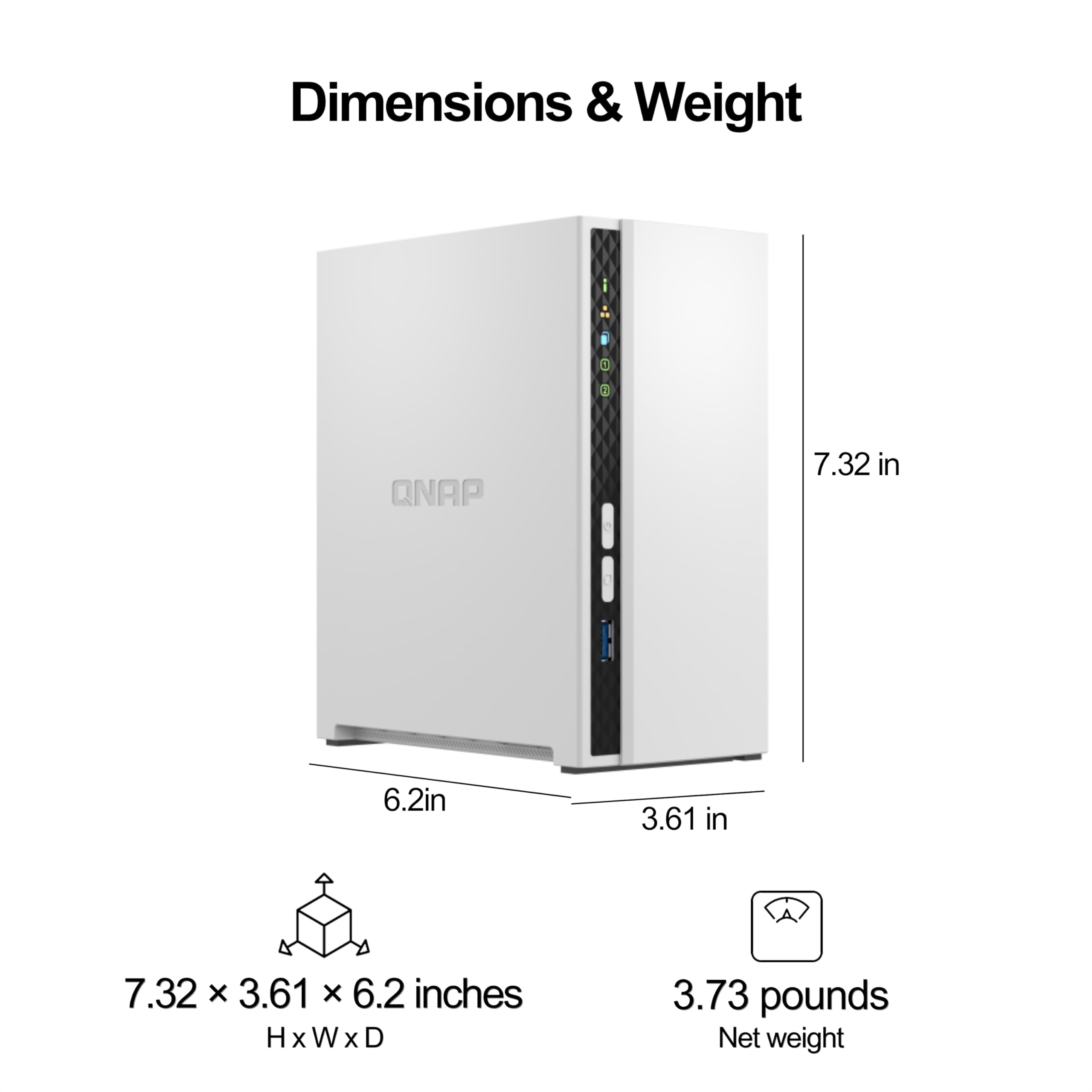 Amazon.co.jp: QNAP TS-233-US 2ベイ お手頃価格デスクトップNAS ARM