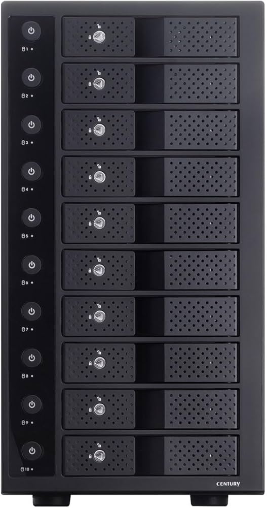 Amazon.co.jp: センチュリー 裸族のスカイタワー 10Bay USB10G IS
