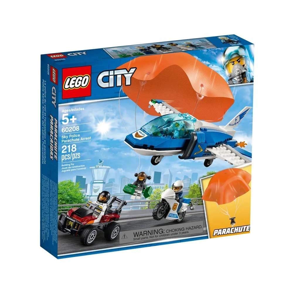 Amazon.com: LEGO City Sky Police Parachute Arrest 60208 Building