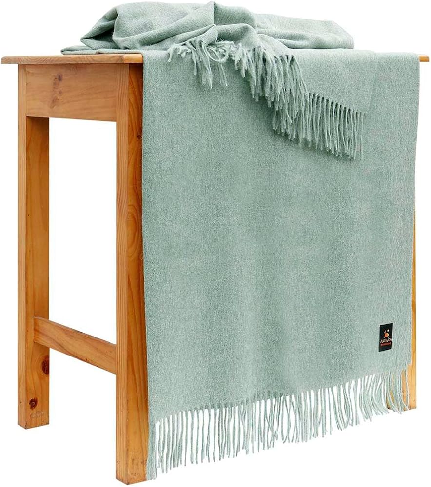 Amazon.co.jp: スーパーファイン アルパカ ウール スローブランケット