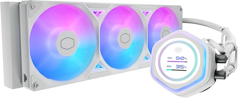 Amazon.com: Cooler Master Atmos II 360 LCD AIO CPU Liquid Cooler