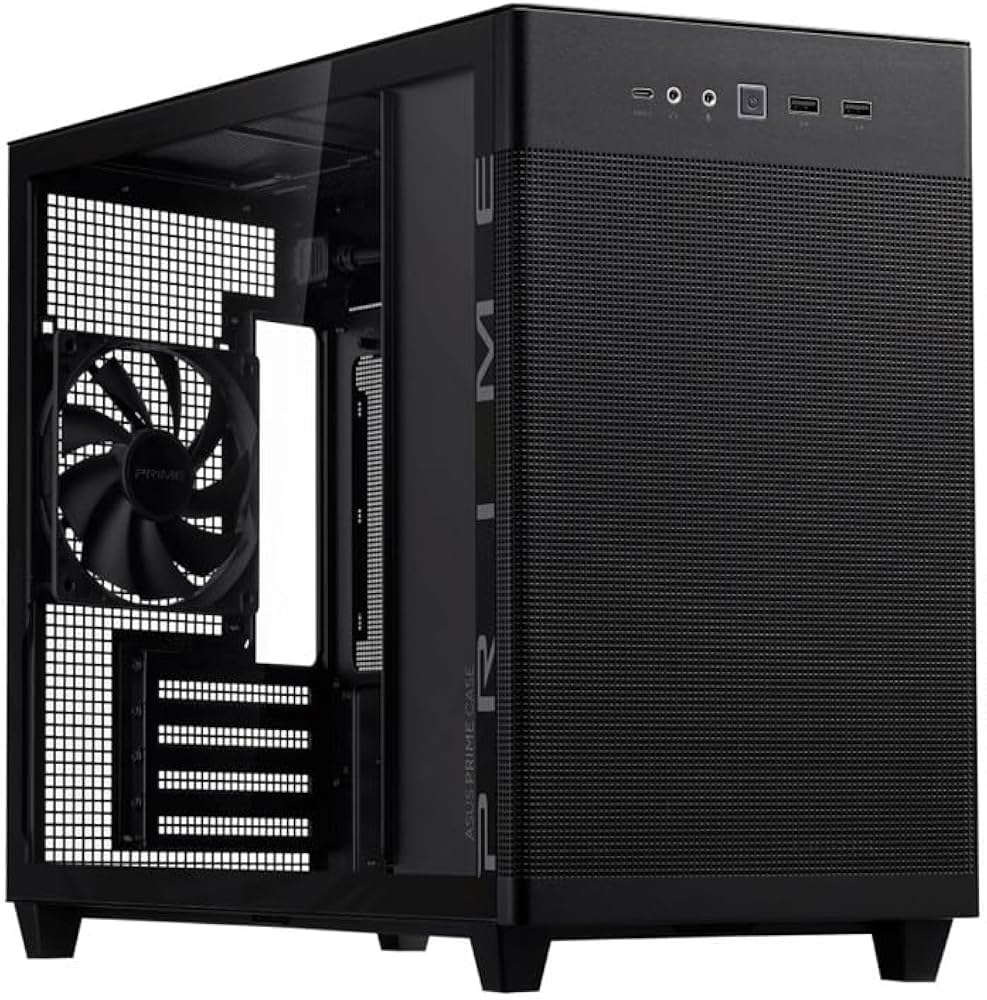 Amazon | ASUS AP201 PRIME CASE TG 強化ガラス ミドルタワー micro