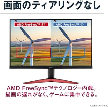 Amazon.co.jp: Acer ゲーミング モニター KG251QFbmidpx (24.5インチ