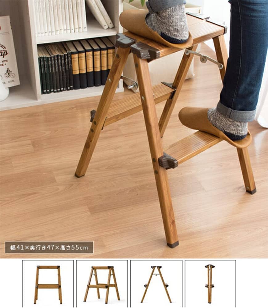 Amazon｜踏み台 脚立 折りたたみ 2段 おしゃれ かわいい コンパクト