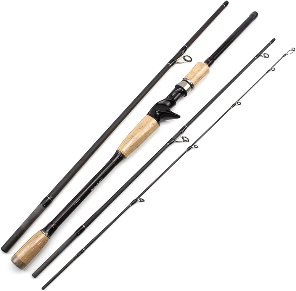 Amazon | 2。2.4M 2.7メートルルアーロッドカーボンウッドハンドル4