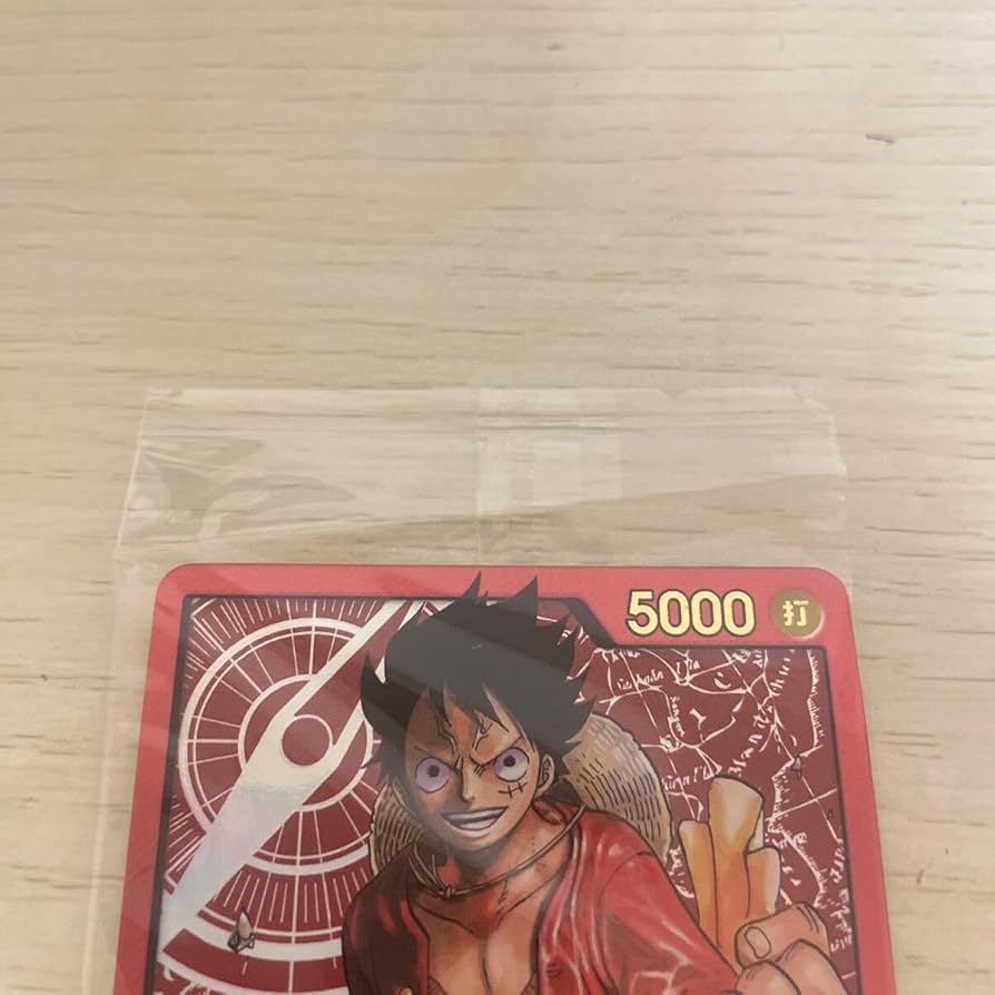 Amazon.co.jp: ワンピースカード 金箔押し モンキー D ルフィ