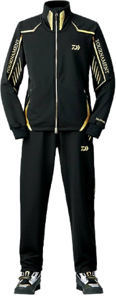 Amazon.co.jp: ダイワ(DAIWA) トーナメント ジャージスーツ ブラック
