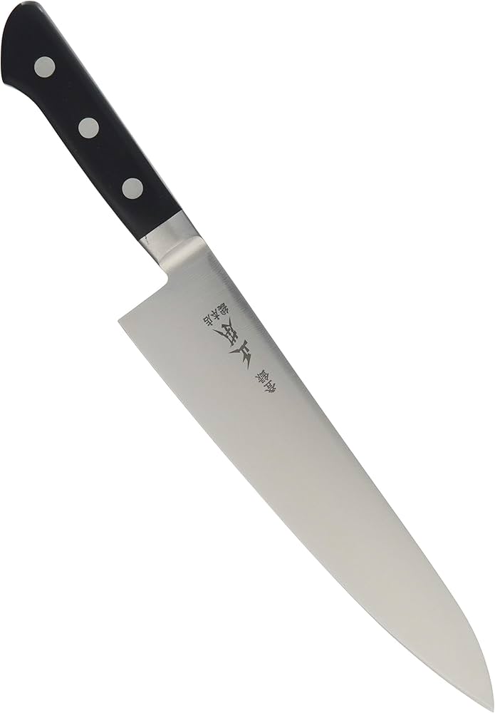 Amazon｜正本総本店 ツバ付牛刀(両刃) 21㎝ ブレード:ハイパー