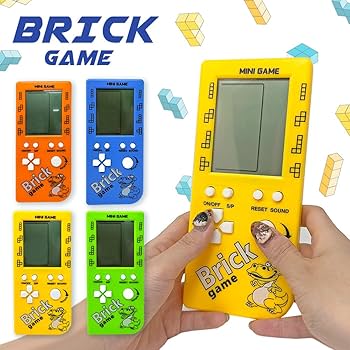 Amazon | どこでも遊べるパズルゲーム機！ BRICK game 携帯 液晶