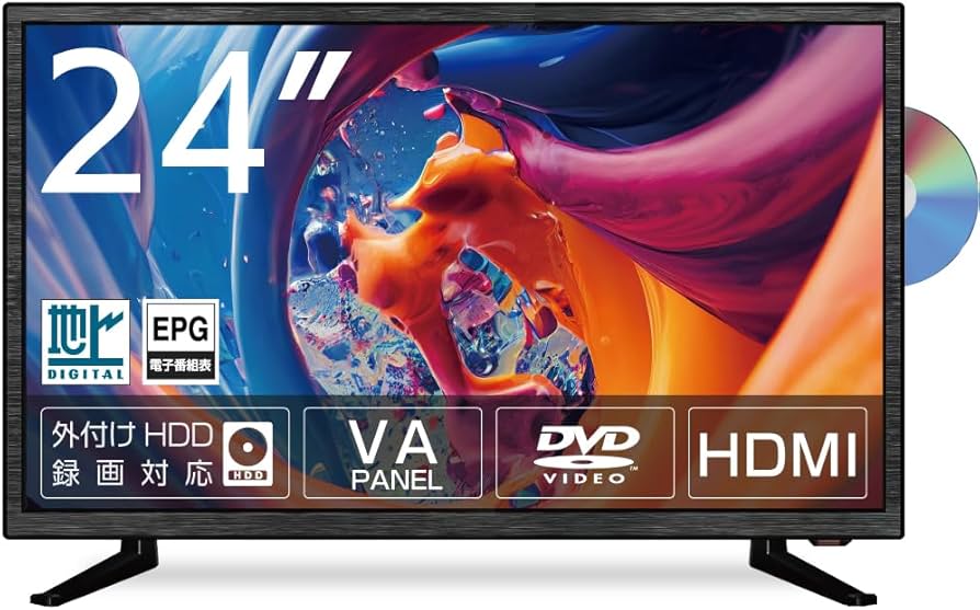 Amazon | ASTON 24インチ 液晶テレビ DVD内蔵 録画対応 地デジ視聴 外