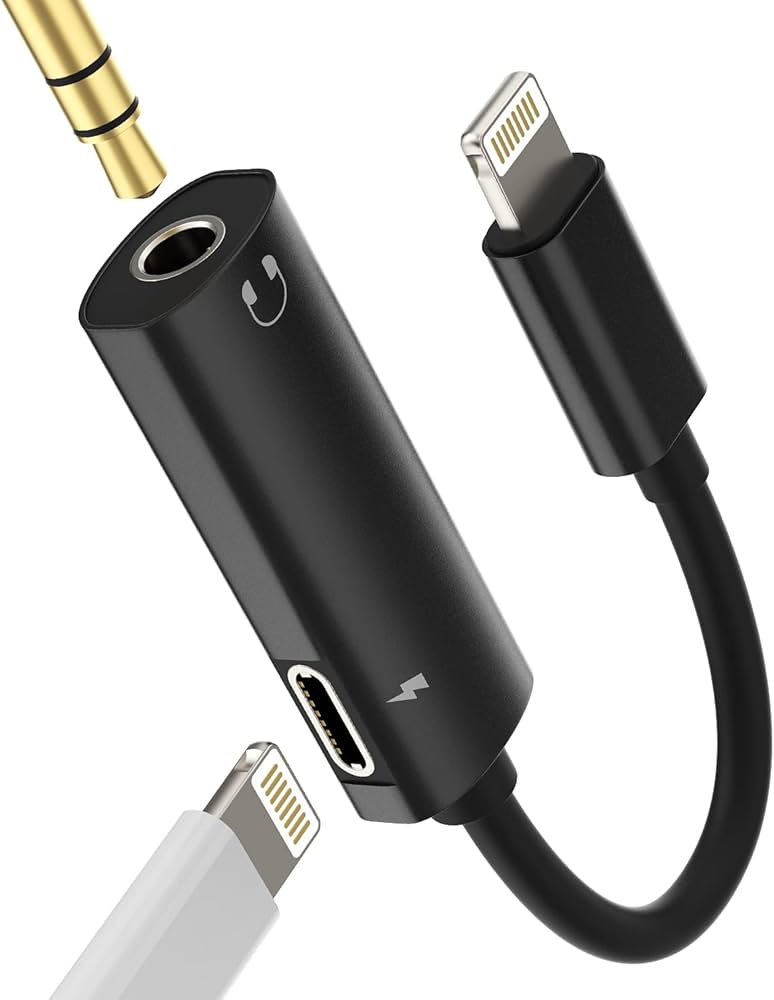 Amazon.co.jp: 変換アダプタiPhoneライトニング急速充電器ヘッドホン