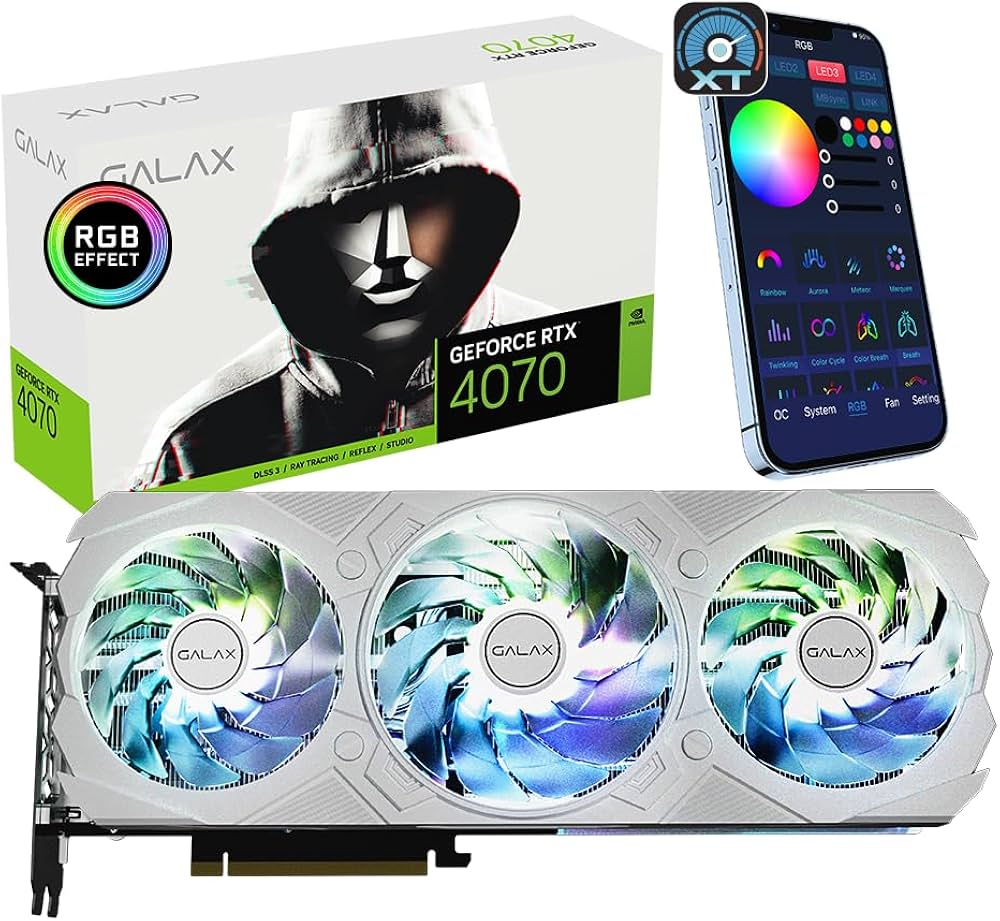Amazon | GALAX GeForce RTX™ 4070 EX ゲーマー ホワイト 1-Click OC