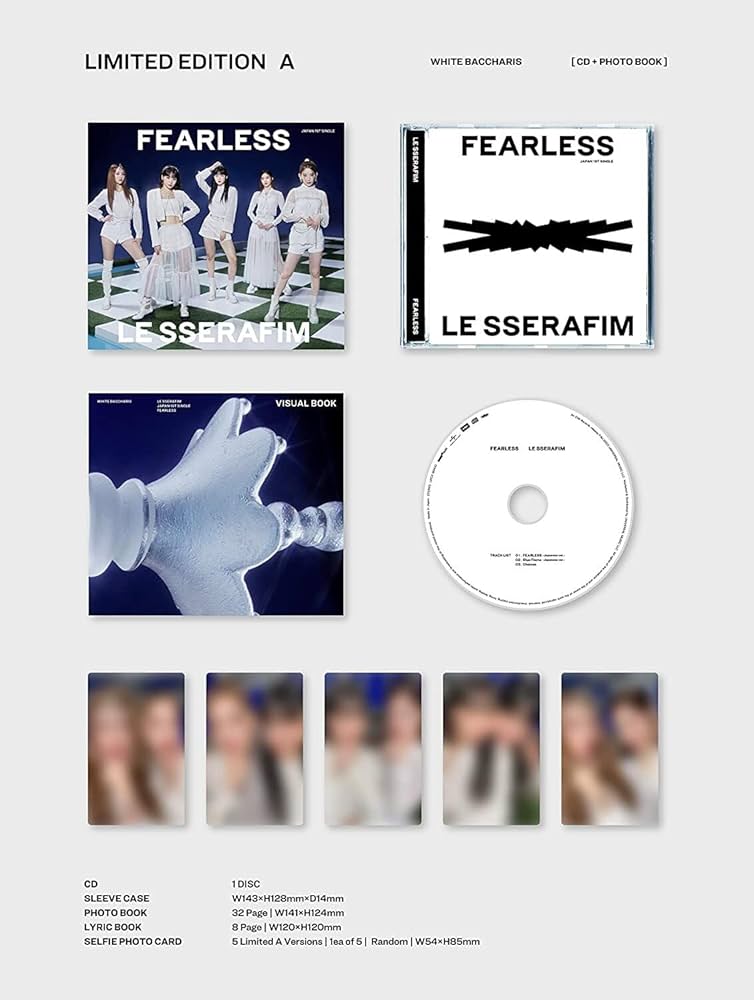 LE SSERAFIM - FEARLESS[Limited Edition A] [CD + Photobook
