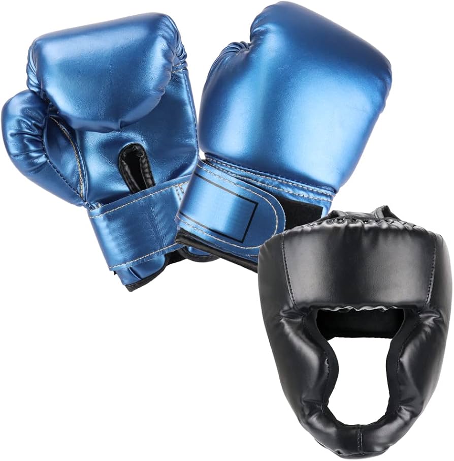 Amazon.co.jp: 子供用 ボクシングセット ヘッドギア グローブ