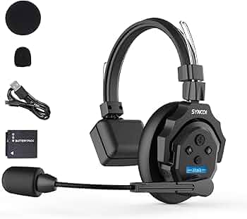 Amazon.co.jp: SYNCO XTALK X1 ワイヤレスインカムヘッドセット 3.5mm