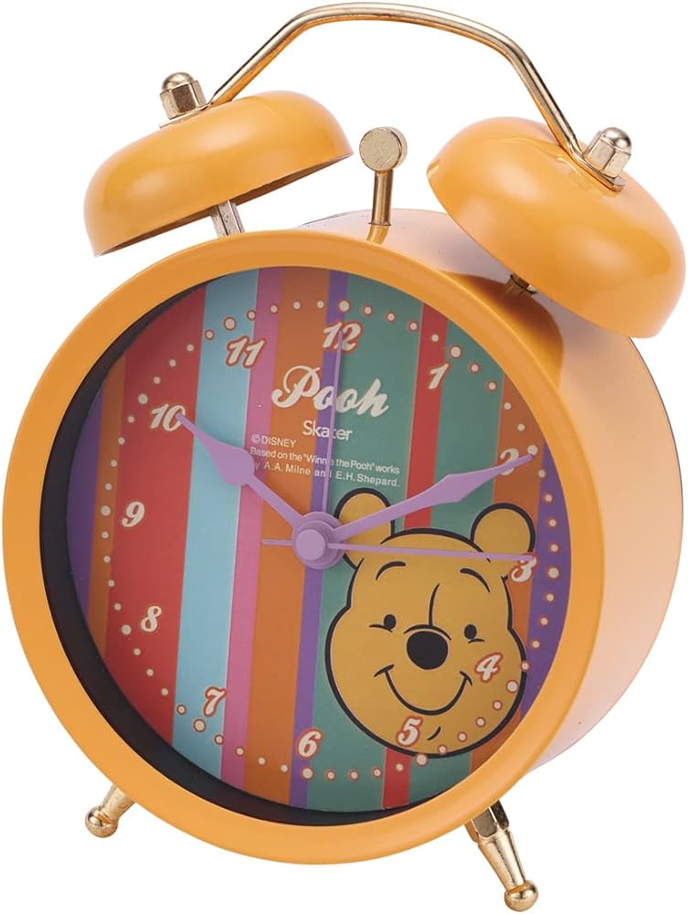 Amazon.co.jp: スケーター(Skater) 置き時計 目覚まし時計 ディズニー