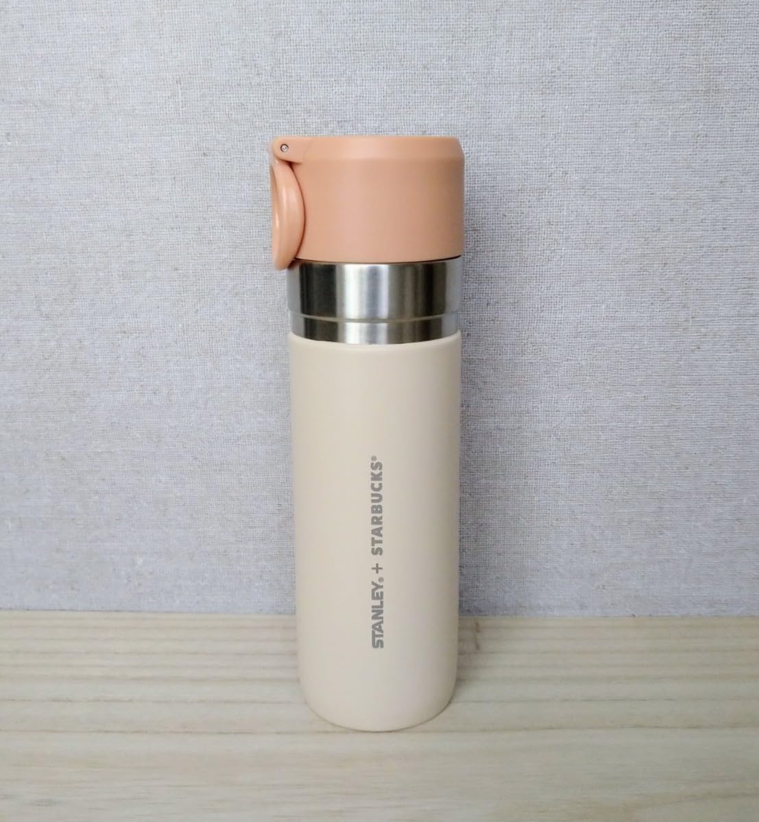 Amazon | スターバックス ステンレスボトル STANLEY ベージュ 473ml