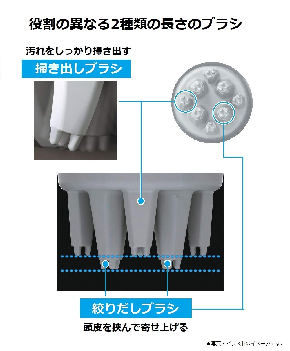 Amazon | パナソニック 頭皮エステ 皮脂洗浄タイプ シルバー EH-HM7A-S