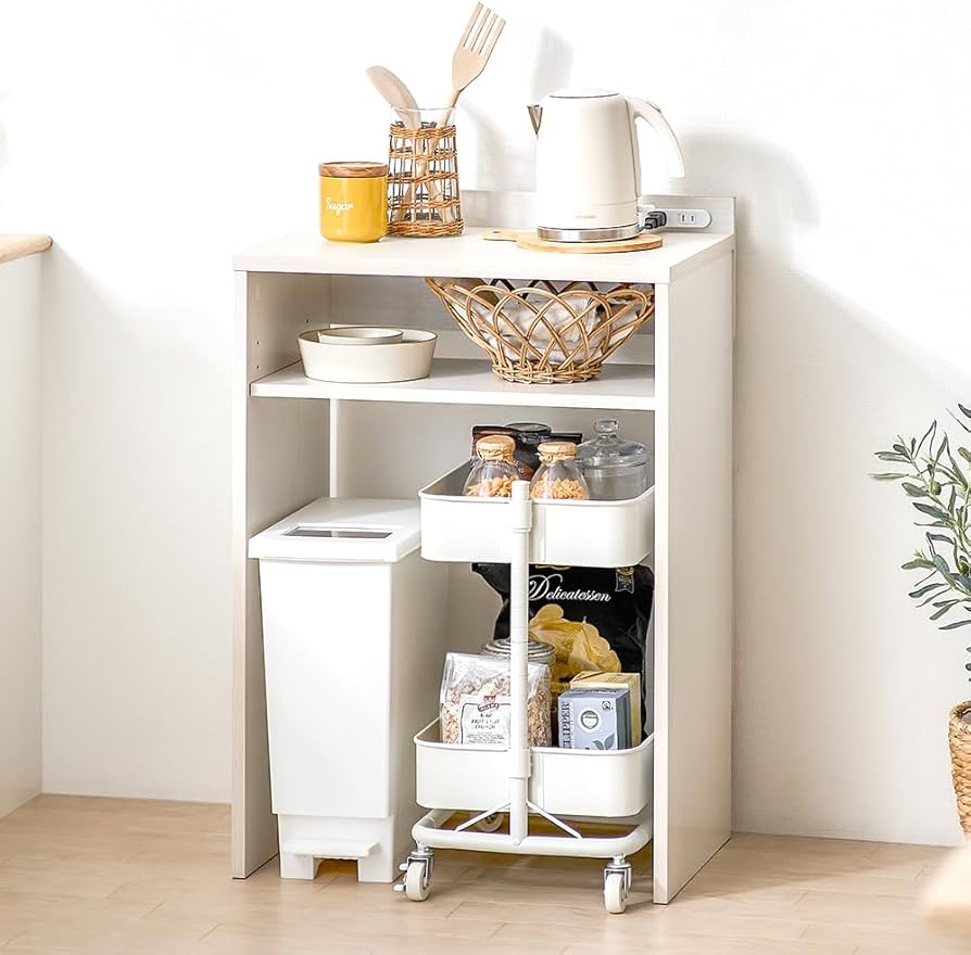 Amazon.co.jp: アイリスオーヤマ ゴミ箱上ラック ゴミ箱 上収納 収納