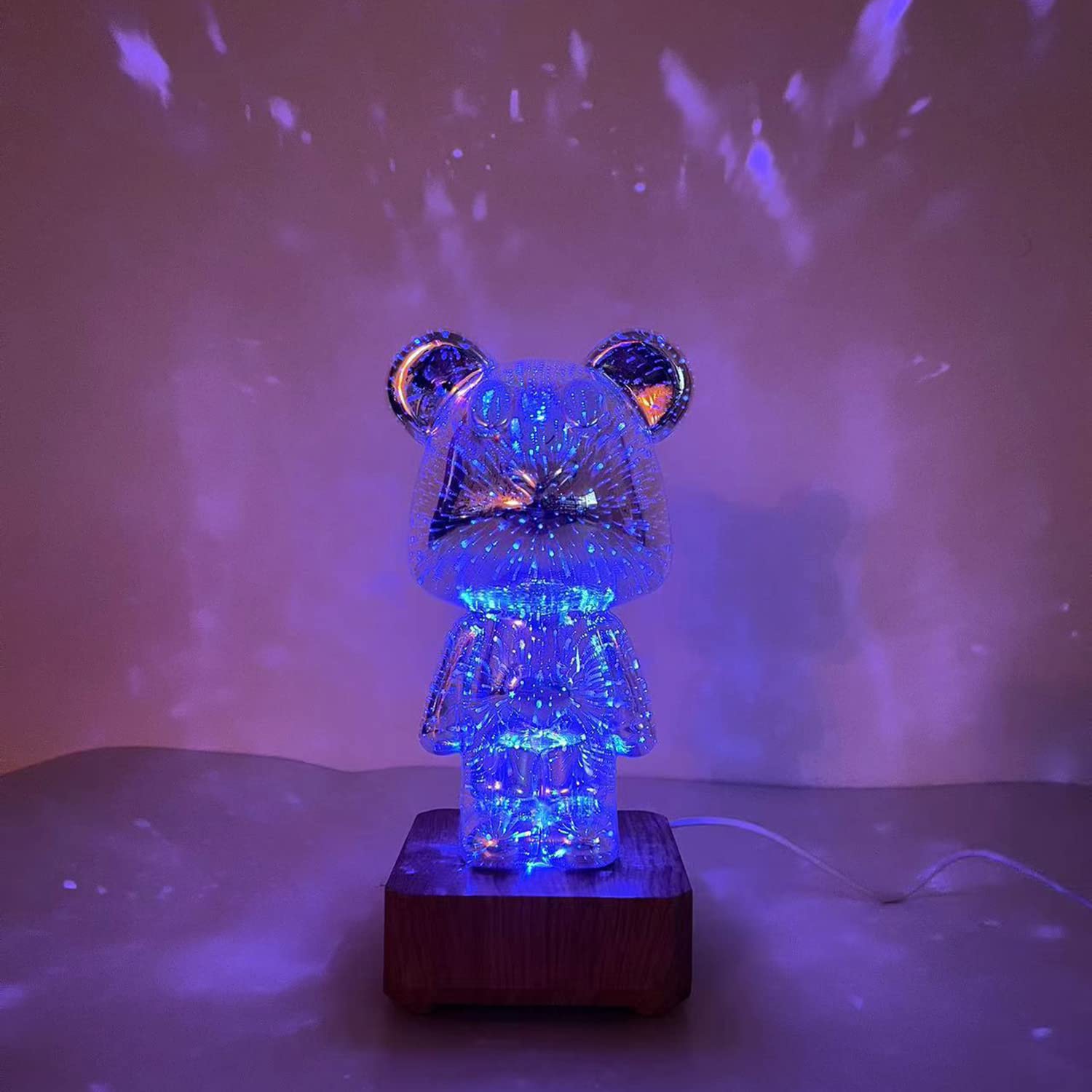 Amazon.co.jp : 3D 花火 クマ ライト プロジェクション カラフル クマ