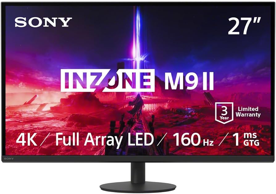Amazon.com: Sony INZONE M9 II 27” 4K UHD (3840 x 2160) 160Hz Full