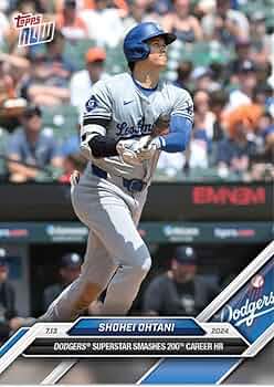 Amazon.co.jp: Topps 413 大谷翔平がメジャーリーグ通算200号