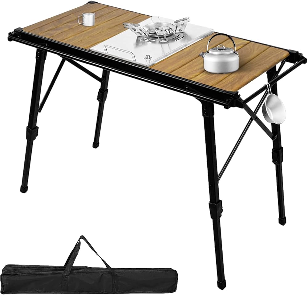 Amazon | キャンプ テーブル【15秒組立!!】IGT アウトドア テーブル