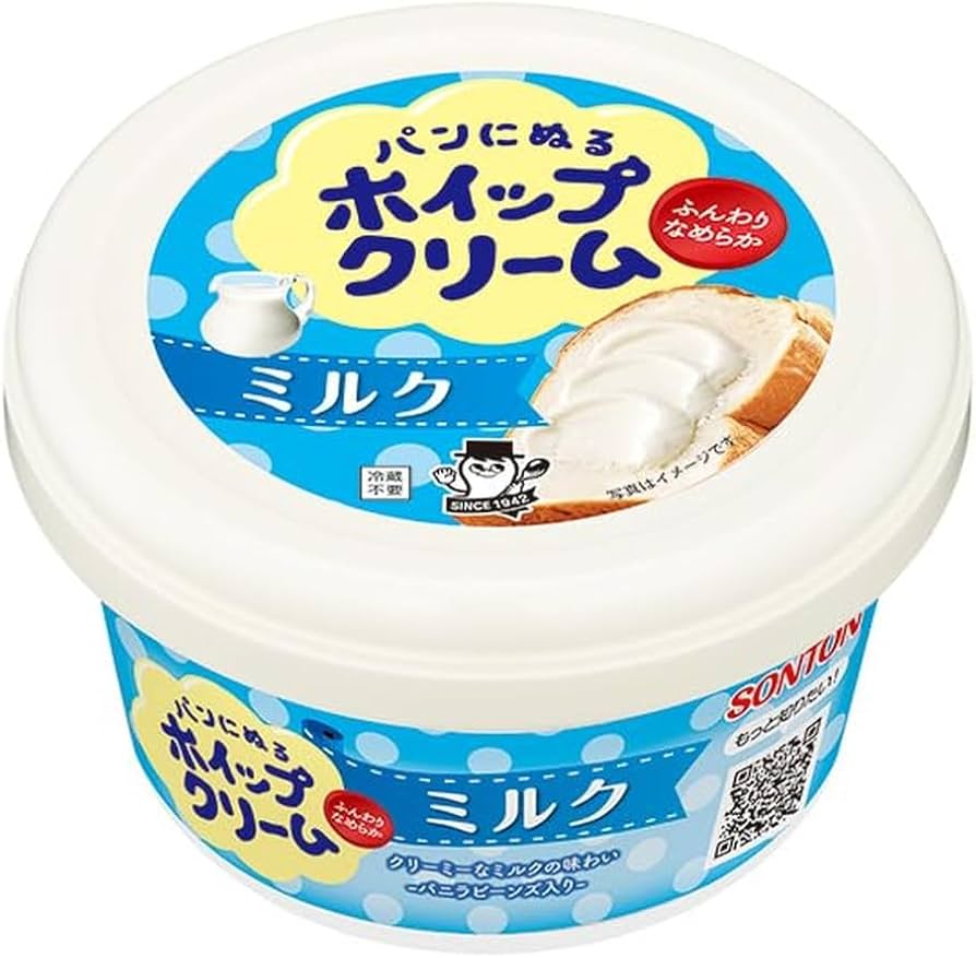 Amazon.co.jp: ソントン パンにぬるホイップクリーム ミルク 150g