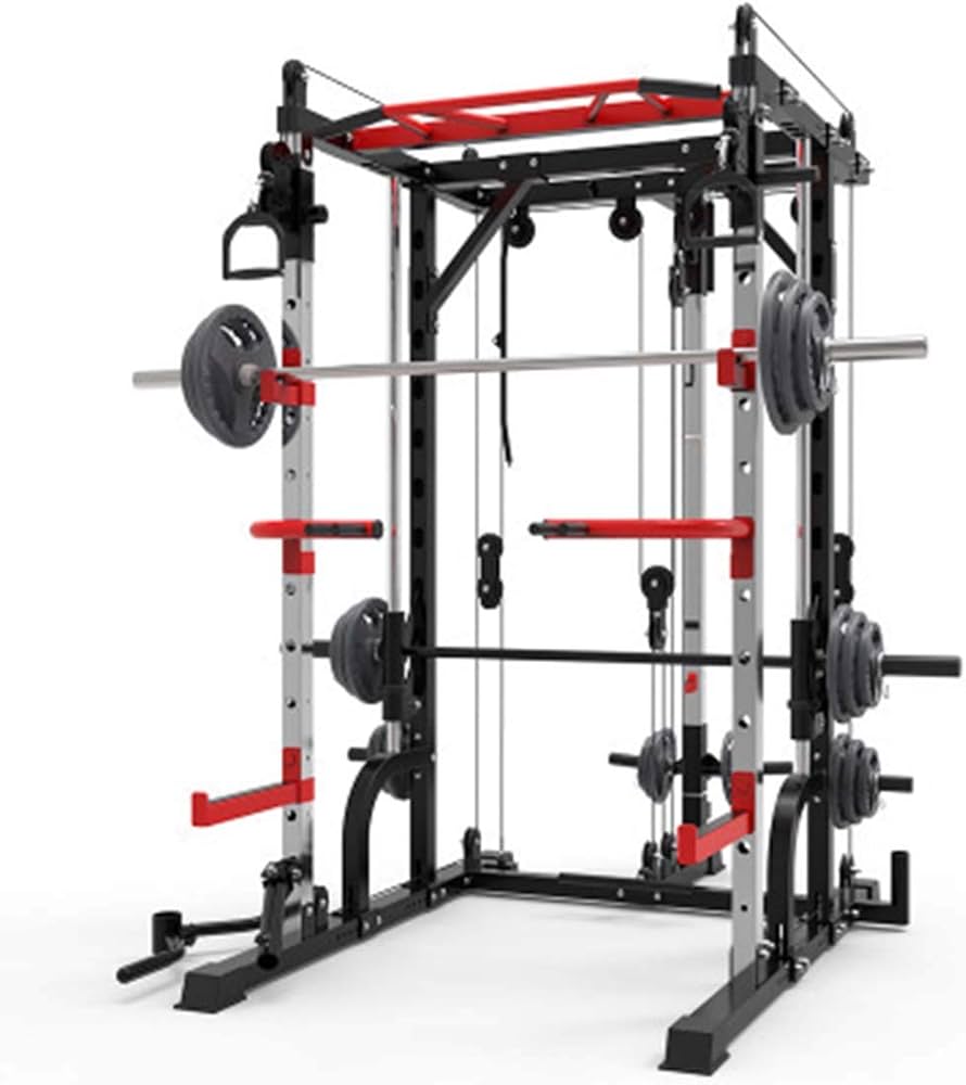 Amazon | ウェイトトレーニング用大型マシン マルチスミスマシン