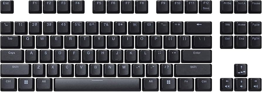 Amazon.co.jp: REALFORCE GX1 Keycap Set X1UAUSKC1 English Layout