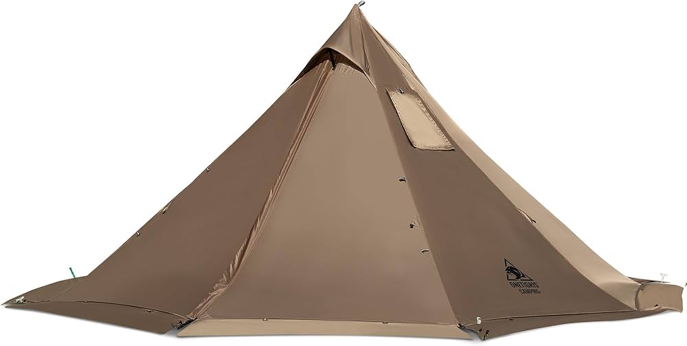 Amazon.co.jp: OneTigris SMOKEY HUT ワンポールテント 1-2人用 ホット