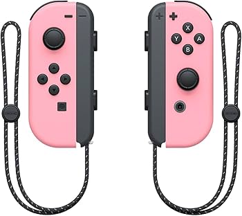 Amazon.com: Nintendo Switch Joy-Con (L)/(R) (Pastel Pink) - (NSW