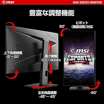 Amazon.co.jp: MSI ゲーミングモニター MAG 274UPF 27インチ/4K UHD