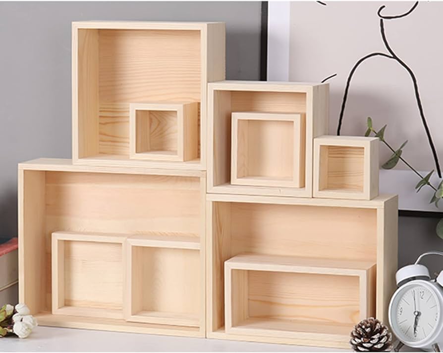 Amazon｜MJKQ9 木箱収納 木製 収納ボックス 収納ボックス 防湿