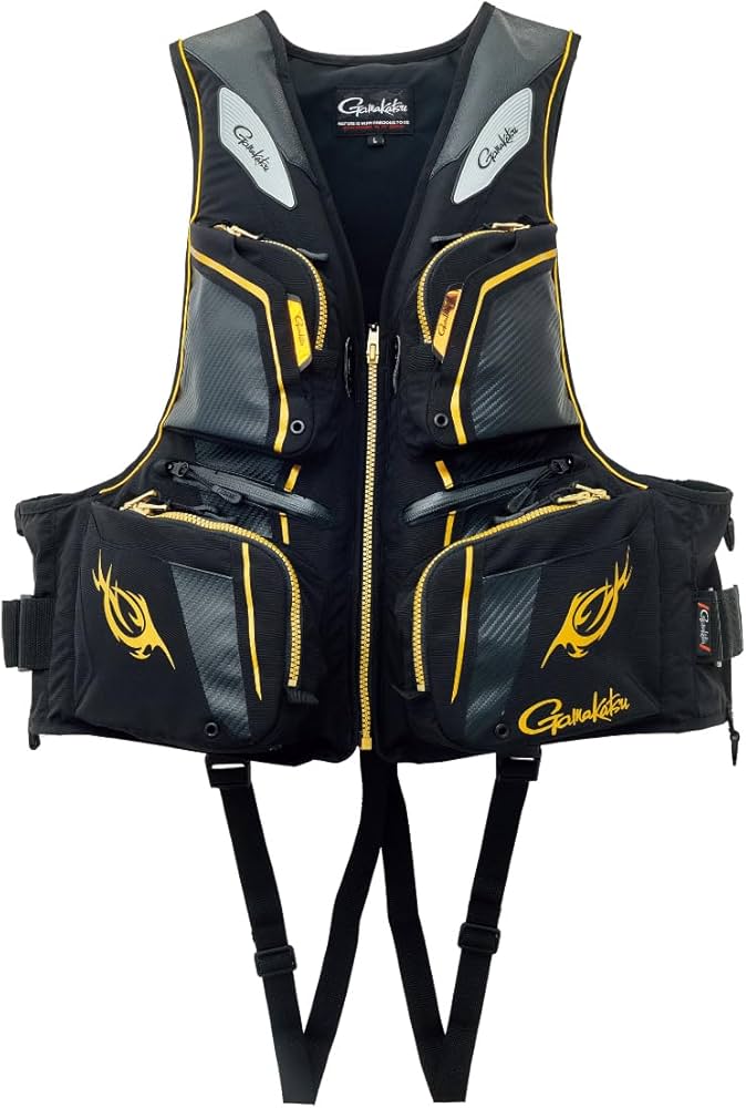 Amazon | がまかつ(Gamakatsu) フローティングベスト GM2193 ブラック