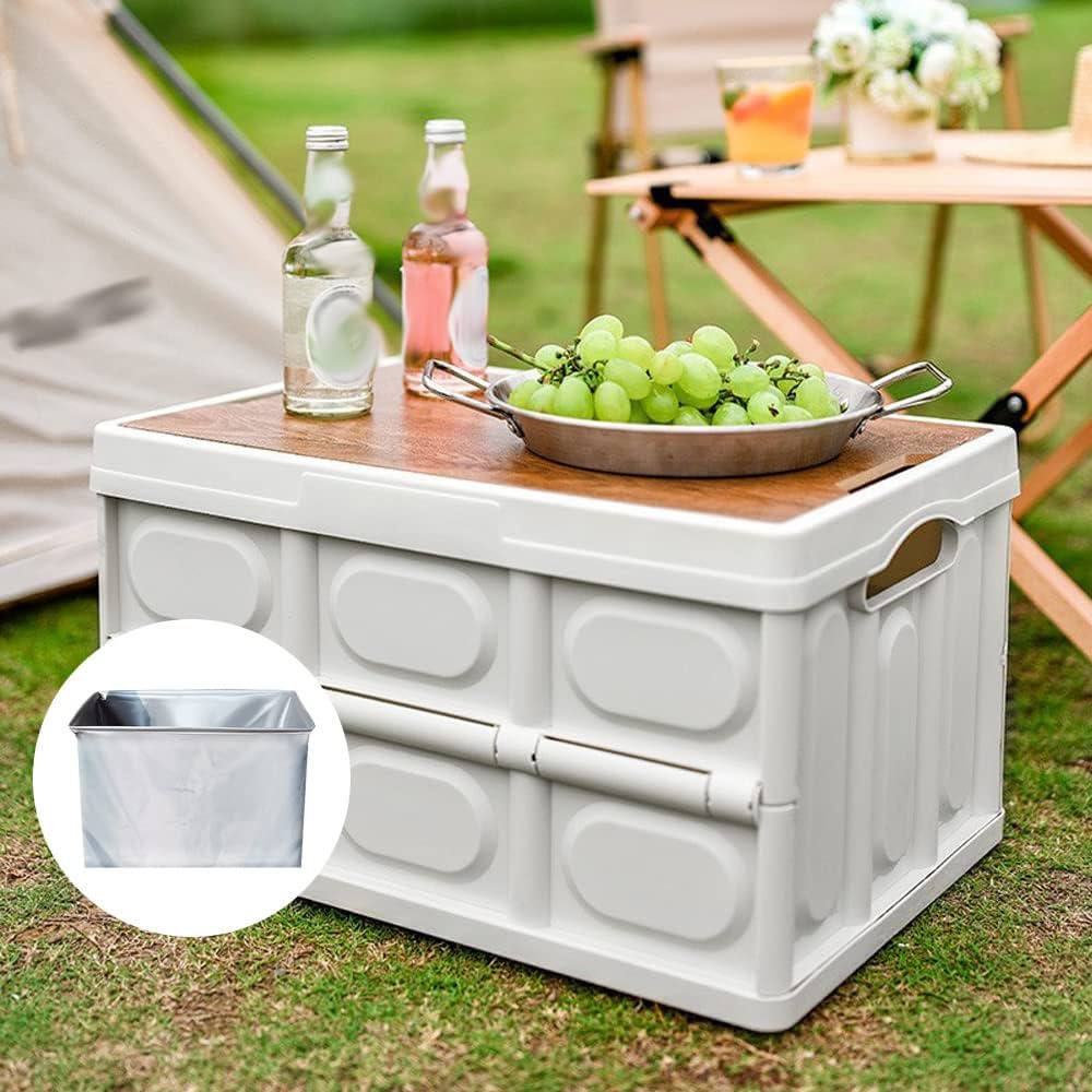 Amazon｜収納ボックス アウトドア 防水バッグ 付き 大容量 55L