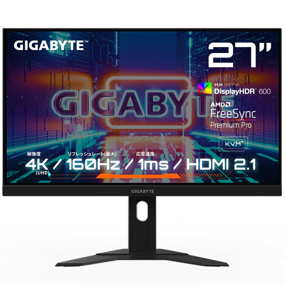 Amazon.co.jp: GIGABYTE ゲーミングモニター 27インチ UHD 平面