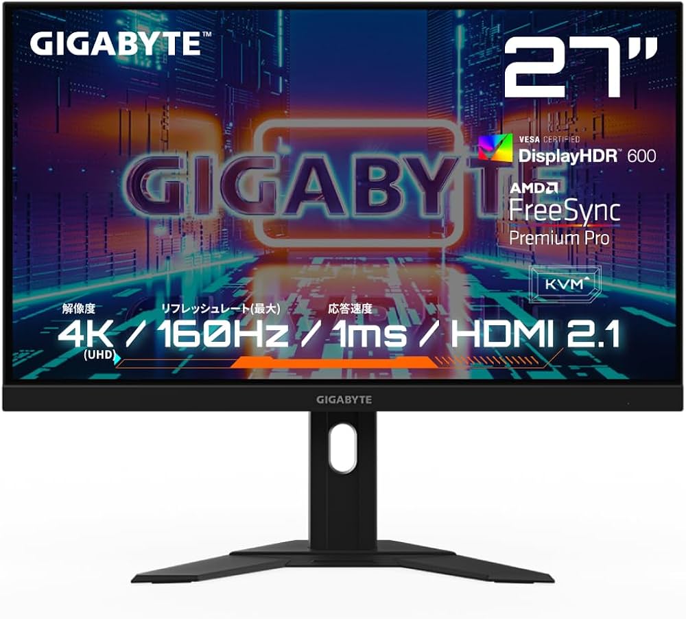 Amazon.co.jp: GIGABYTE ゲーミングモニター 27インチ UHD 平面